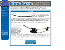 Tablet Screenshot of flex-form.com